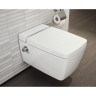 Подвесной безободковый унитаз VITRA METROPOL RIM-EX, с емкостью для чистящей жидкости, с функцией биде и встроенным смесителем 7672B003-1687